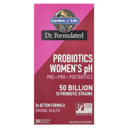 Garden of Life Dr. Formulated Probiotics Women's ph 50 Billion 30 Veg Caps