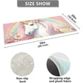 thumbnail image 3 of SKYSONIC Cute Unicorn Pink Kitchen Mats 20"x39" Absorbent Non Slip Runner Rug Machine Washable Kitchen Floor Mat for Home Bathroom Door, 3 of 7