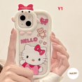thumbnail image 1 of Funda Para Teléfono Compatible Con IPhone 7 8 6 6S Plus 11 13 12 14 Pro MAX 14Plus XR X XS SE 2020 3D Bow-knot Little Monster Lens Dibujos Animados Hello Kitty Doraemon Suave TPU, 1 of 3
