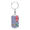 Dog Tag with Swivel Keychain (Gold), variant on British Indian Ocean Territory Flag Swivel Dog Tag Keychain Stainless Steel Silver Tone or Gold Tone