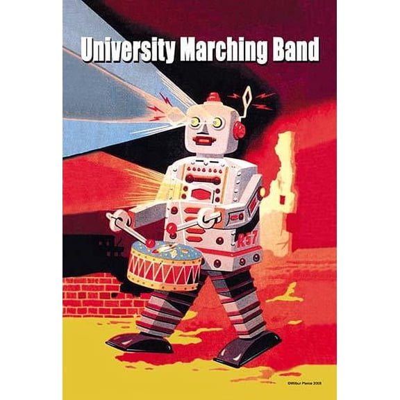 University Marching Band- Fine Art Canvas Print (20" x 30")