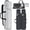 Grey, variant on Pool Cue Case 4x5, Pool Cue Carrying Case Soft Padded Billiard Stick Bag with Multi-pocket for 4 Butts and 5 Shafts, Pool Stick Case Cue Bag with Backpack-straps for Pool Cues and Accessories