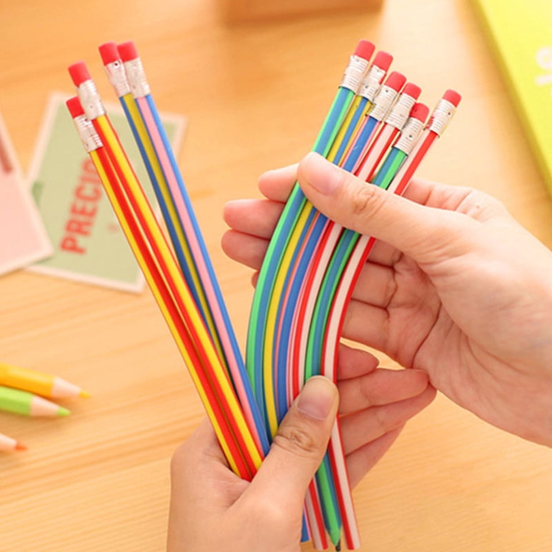 30 piezas de lápices flexibles suaves de doblez mágica para niños de Haawooky, ideales para la escuela 30 piezas de lápices flexibles suaves de doblez mágica para niños de Haawooky, ideales para la escuela