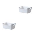 thumbnail image 1 of Naiovety Cesta de almacenamiento resistente y duradera: para todas las necesidades equipada con un integrado blanco 2Conjunto, 1 of 6