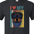 thumbnail image 4 of Inktastic I Love My Rottweiler Dog T-Shirt, 4 of 5