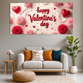 thumbnail image 6 of LUUFILx Happy Valentine's Day Backdrop Banner Photography Props Party Supplies Background Decoration Decors Love Event Romantic Celebration, 6 of 8