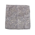 thumbnail image 2 of 1 Hombres Clásico Peiris Patrón Cuadrado Hankie Hanky Wedding Prom Gris Zulema Pañuelos de pañuelos de los hombres de Peiris, 2 of 5