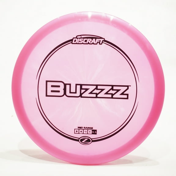 Discraft Z Buzzz Disc Golf Midrange Disc, Pick Color/Weight [Stamp & Exact Color May Vary] Pink 177-179 grams