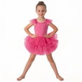 thumbnail image 5 of Coerni Toddler Ballet Leotard Ruffle Sleeve Tulle Tutu Dress Boho Ballerina Outfits Girls Birthday Holiday Dresses Wedding Clothes, 5 of 5