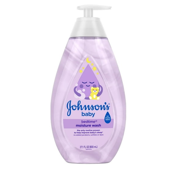 Johnson's Baby Bedtime Baby Moisture Wash with Soothing Aromas, 27.1 fl. oz