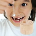 thumbnail image 3 of MasteelfCA 2pcs Infant Teeth Containers Baby Memorial Boxes Wooden Teeth Holders Kids Accessory, 3 of 7