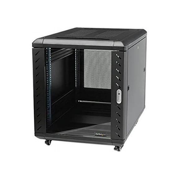 StarTech 4-Post 15U Server 19" Data Rack Cabinet, Lockable RK1536BKF