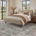 thumbnail image 3 of SIXHOME Rugs for Living Room Washable 6x9 Area Rugs Oriental Carpet Traditional Bedroom Dining Room Throw Rug Non Slip Vintage Foldable Distressed Print Neutral Indoor Rug Green, 3 of 6