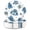 Denim Style Kit, variant on 50 Pcs Wildflower Floral Paper Plates 10" Large Heavy Duty | Summer Floral Plates Colorful Wildflower Dinner Plates for Spring Garden Picnic Wedding Shower Tea Party Supplies