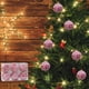 thumbnail image 2 of Caja de tela tejida para decoración de árbol de Navidad, suave y ligera, colgante con escena navideña (6 piezas), 2 of 7