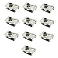 thumbnail image 3 of S SERENABLE 10 Pieces U Type Clips with Thread Sturdy U Type Fastener Nut Mounting Clip M4, 3 of 8