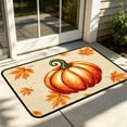 thumbnail image 4 of Zynviq Pumpkin Area Rugs 15.7" X 23.6" Thanksgiving Throw Rug Polyester Rectangular Orange Washable Small Rug for Living Room, 4 of 6