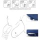 thumbnail image 3 of Almohada de viaje, almohada de cuello de avión para viajar, almohada de espuma viscoelástica en forma de U, reposacabezas portátil superligero, ideal para silla de avión, coche, hogar, oficina Ormromra WMSS-437-1, 3 of 7