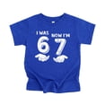 thumbnail image 4 of I was 6 Now I'm 7 Birthday Shirt for Kids Distressed Six Seven Hands Unisex Party Tee Vintage Royal Shirt Youth Medium, 4 of 5