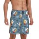 thumbnail image 2 of Fotbe Surf Shark Pantalones Cortos de Pijama para Hombre, Ropa de Dormir, Pantalones de Pijama Cortos para Hombre-Small, 2 of 6