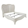 thumbnail image 5 of Michael Amini London Place Eastern King Velvet Panel Bed - Creamy Pearl, 5 of 10