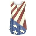 thumbnail image 3 of OAVQHLG3B 4th of July Outfits for Women American Flag T Shirt Summer Tops for Women Sleeveless Love Heart O-Neck Patriotic Shirts Printing Relaxed Tops, 3 of 3