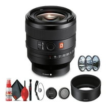 Sony FE 50mm F/1.4 GM Lens (Sony E) (SEL50F14GM) Filter Kit Cap Keeper More - Bundle(International Model)