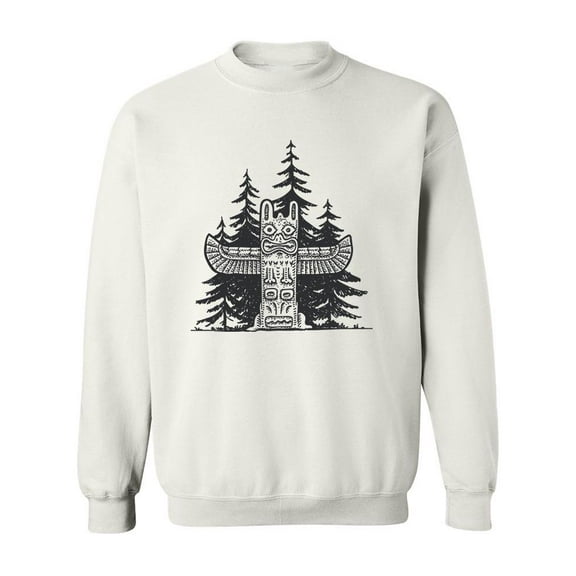 Bird Totem In The Woods Sweatshirt Men -Image by Shutterstock, Male 4X-Large