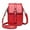 Red-1, variant on Vintage Small Crossbody Bags for Women PU Leather Cell Phone Purse Wallet Handbags Shoulder Bag (Green)