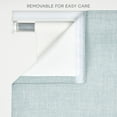 thumbnail image 6 of Exclusive Home Acadia 100% Blackout Roman Shade, 23"x64", Aqua, 6 of 15
