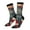 3 Black, variant on Vintage American Flag Elephant Crew Socks for Men & Women, Breathable Casual Athletic Ankle Socks