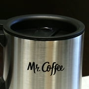 Mr. Coffee Expressway 15 Ounce Stainless Steel Thermal Travel Mug
