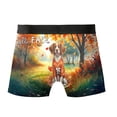 thumbnail image 2 of Hello Fall Brittany Spaniel Football Welcome Autumn with Leaves Pumpkins All Over Print Boxer Briefs Underwear for Men Dad Brittany Dog Lover Gifts Idea - 00012, 2 of 6