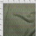 thumbnail image 2 of oneOone Polyester Lycra Fabric Leaves & Floral Block Print Fabric By The Yard 56 Inch Wide, 2 of 4