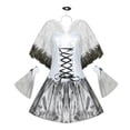 thumbnail image 3 of Adulto Dark Angel Cosplay Disfraz Masquerade Mujer Vestido con Wing Cosplay blanco jinwen Disfraz De Angel De Halloween, 3 of 8