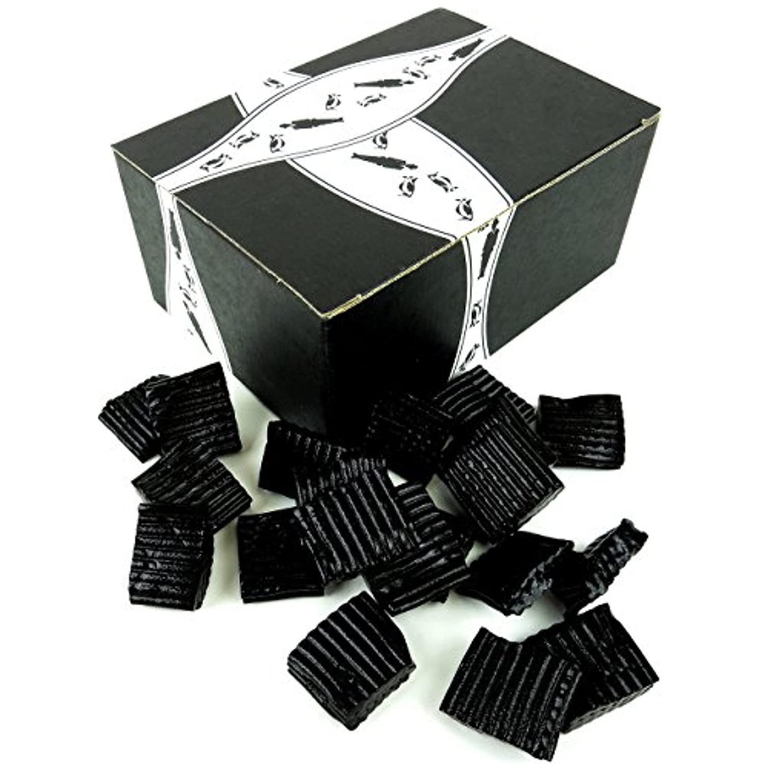 Gustafs Black Licorice Tire Tracks, 12 Oz Bag In A Gift Box