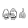 thumbnail image 5 of Unique Bargains 1 Set Fake Grills Hip Hop Style Teeth Grillz Silver Tone, 5 of 6