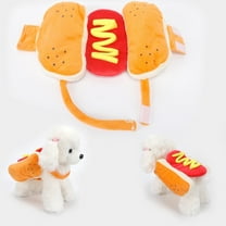 Pet Hot Dog Costume,Dogs Halloween Party Role Play For Small Medium Large Dogs Cats Puppy Funny Dress Up