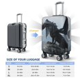 thumbnail image 4 of Fuzoiu Valley Gray Dragon Print Suitcase Cover,Washable Luggage Covers for Suitcase,Elastic Luggage Protector Cover,Scratch Resistant Travel Suitcase Covers-Large, 4 of 7