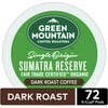 (4 pack) (4 Pack) Green Mountain Coffee Sumatran Reserve, Keurig K-Cup Pods, Dark Roast, 18 Count
