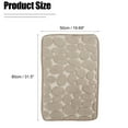 thumbnail image 4 of Unique Bargains Cobblestone Pattern Bathroom Rugs Polyester Bath Mat Machine Washable Beige 80x50cm, 4 of 7