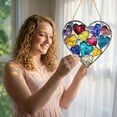 thumbnail image 5 of Acrylic Suncatcher Window Hanging Colorful Hearts Valentine Room Decor Housewarming Gift D, 5 of 7