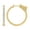 10K Yellow Gold, variant on Fine Jewelry Sterling Silver Round Shaped Lab Grown Diamond Hoop-Round Round Hoop Earrings (3/4 cttw, D-F Color, VS1 Clarity)