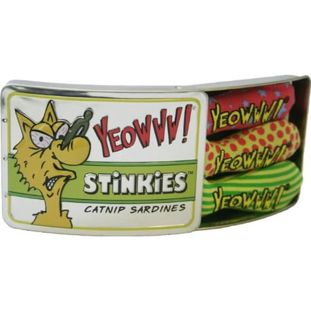 Yeowww! Tin of Stinkies Catnip Sardines, 3-Pack