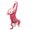 Pink, variant on lanema Cartoon Monkey Office Home Car Hanging Paper Napkin Tissue Box Cover Holder