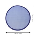 thumbnail image 4 of Miangastore Blue Foldable Hand Fans for Performance Lightweight Portable Fans Easy to Carry and Store Circular Fan 2 Pieces, 4 of 8