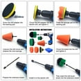 Multipurpose Drill Brush Scrubber Cleaning Set for Car Wheels, Car