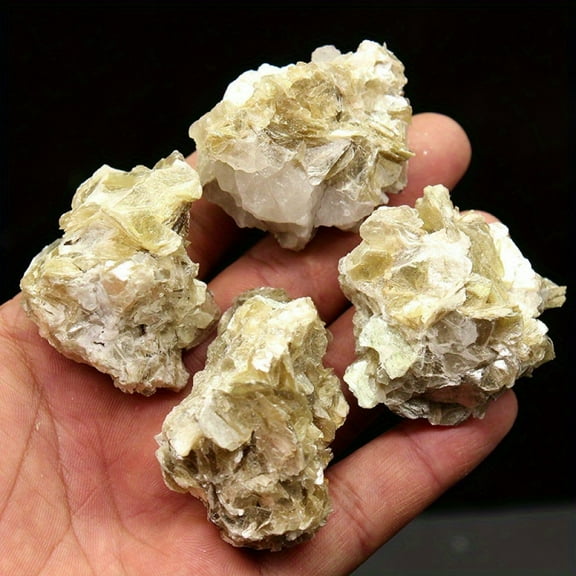 100g Natural Phlogopite Raw Stone | Mineral Specimen Collection | Golden Shimmering Layered Structure, Geological Treasure