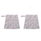 thumbnail image 1 of 2pcs Wet Dry Diapers Bags with Handle Reusable Zippered Pockets Organizing Multi Purpose Wet Bag for Diapers Wet Swimsuit 11 X 14.2in, 1 of 5