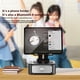 thumbnail image 5 of Kearding Soporte giratorio inalámbrico para tableta con Bluetooth, altavoz, compatibilidad con escritorio en casa, soporte de mano Teléfono y Comunicación, 5 of 6